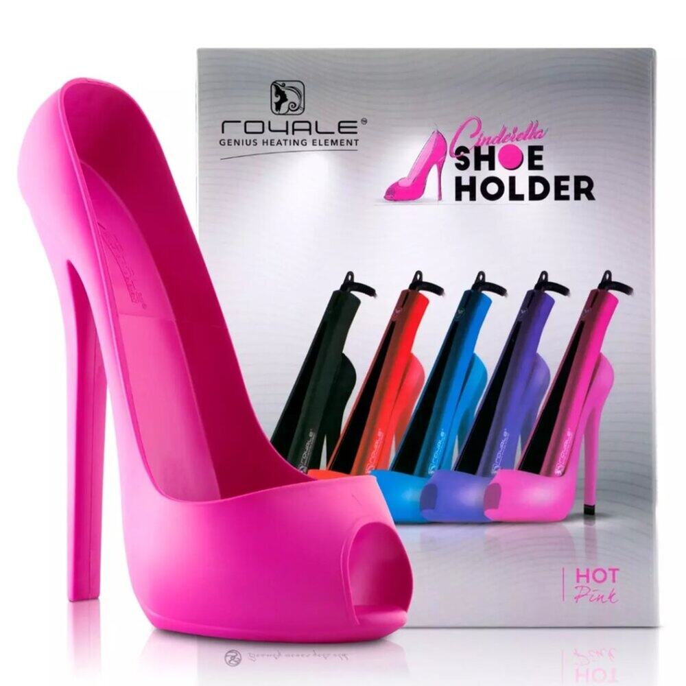 Cinderella Shoe Hair Tools Holder - Pink and Red